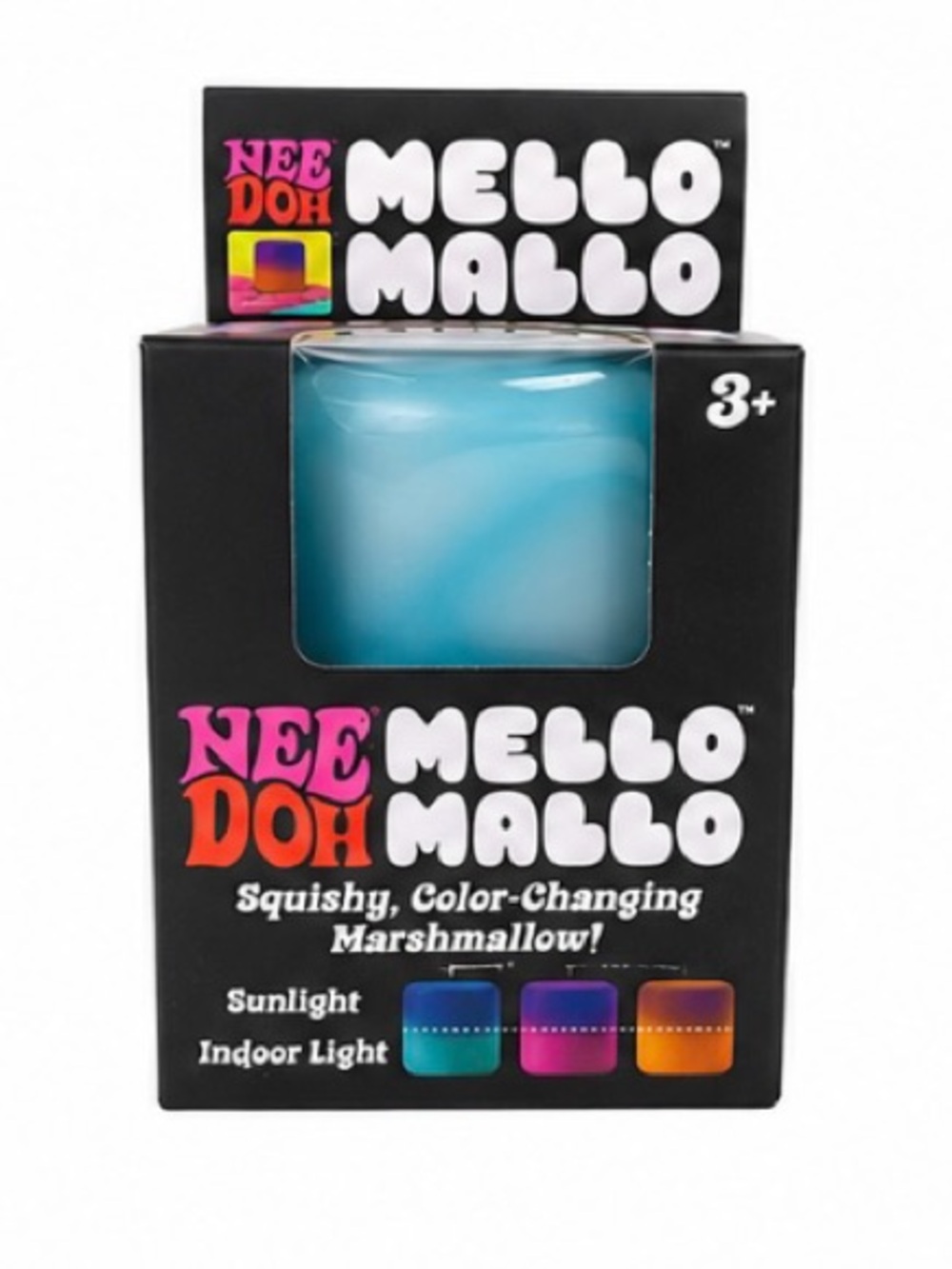 🔥Mello Mallo Viral NeeDoh Color Changing Marshmallow squishy - Blue REAL NEEDOH